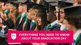 Everything you need to know about your graduation day at Nottingham Trent University