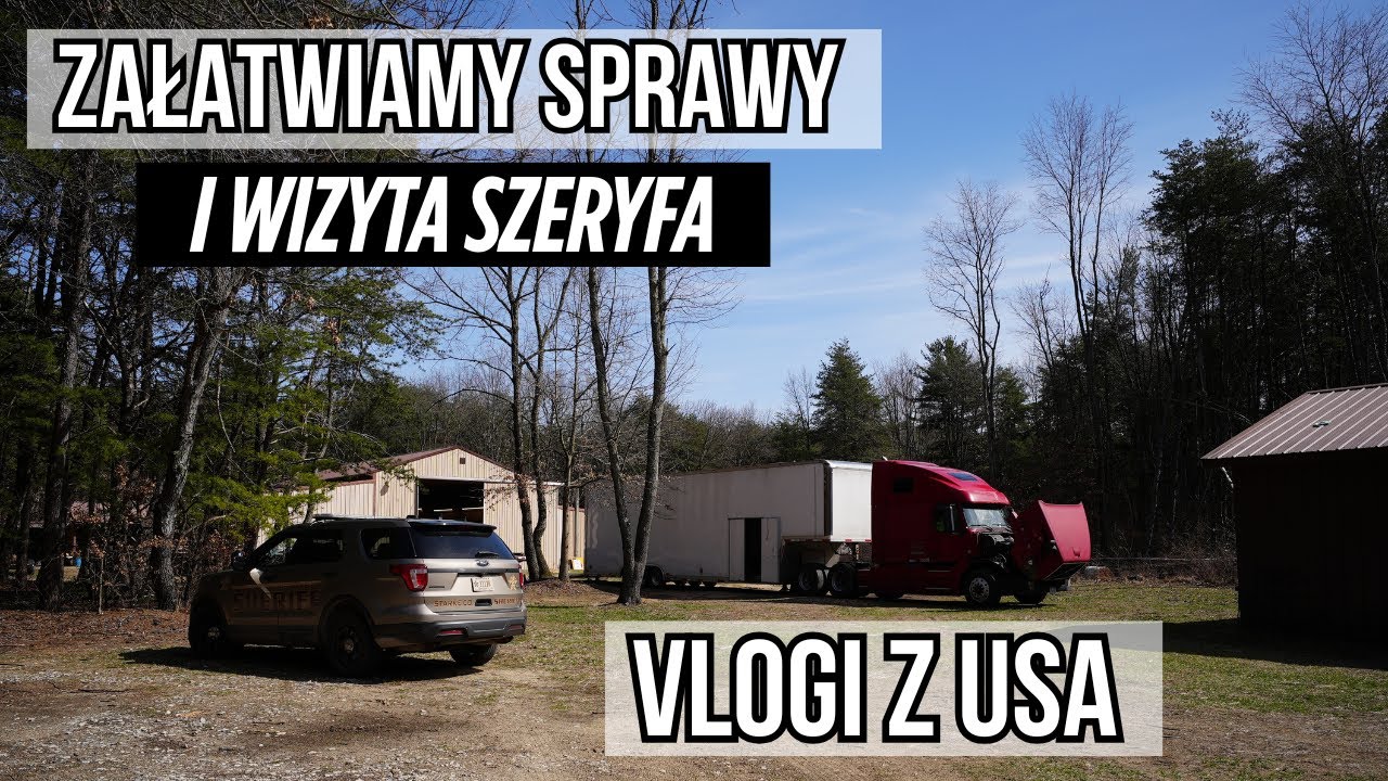 Vlogi z USA: Rejestracja Naczepy Wyścigowej, Nowa Kamera i Wycieczka po Części