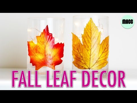Cozy Fall Leaf Decor