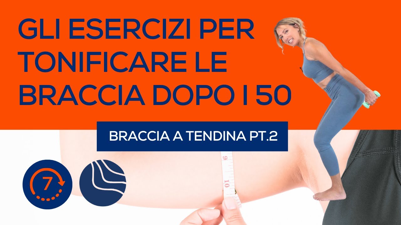 Braccia a tendina, ecco gli esercizi per tonificare i muscoli delle braccia dopo i 50