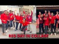 Red day celebration in collage  we are playing funny  antakshari  ishwar patil  vlog 6 