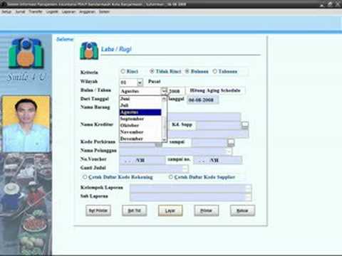 Contoh Laporan Laba Rugi - YouTube
