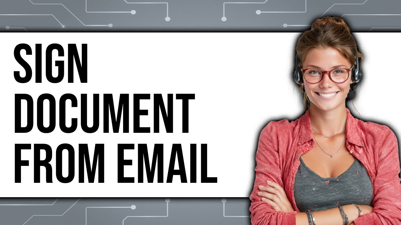 How To Sign Document From Email