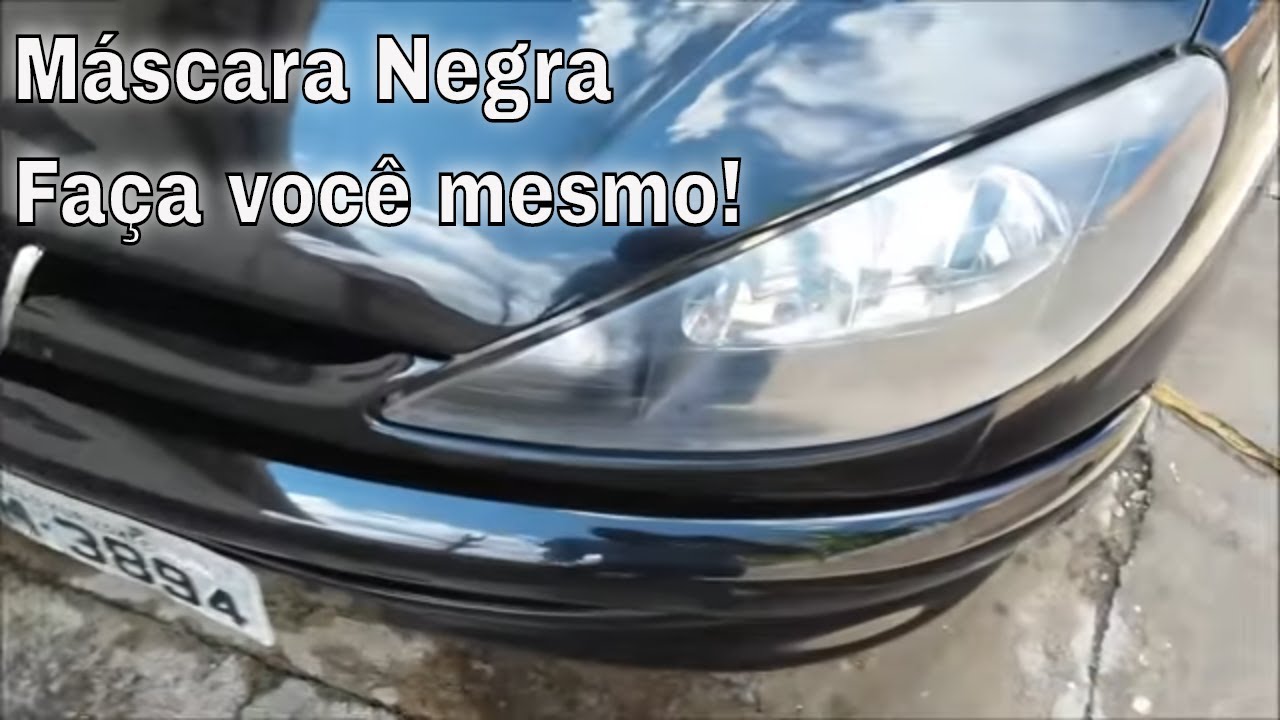 Máscara Negra Peugeot 206 - Faça você mesmo