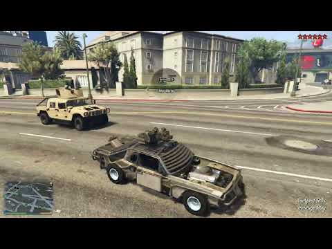 GTA 5 - Weaponized Tampa Rampage + Ten Star Escape