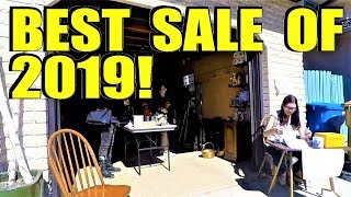 Ep148: YOU WON'T BELIEVE THESE GARAGE SALE FINDS!!! - COME WITH US to another AMAZING garage sale!!