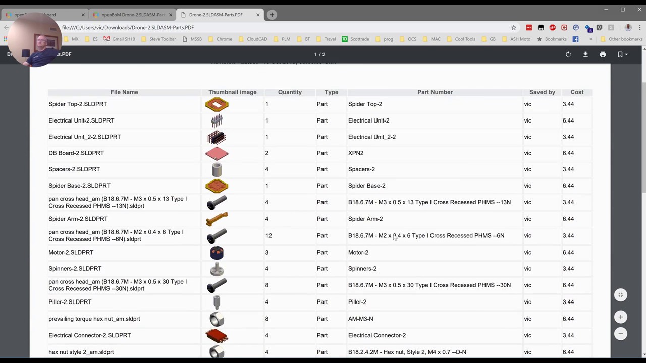 LIVE VIDEO - start using OpenBOM for Solidworks in 8 minutes