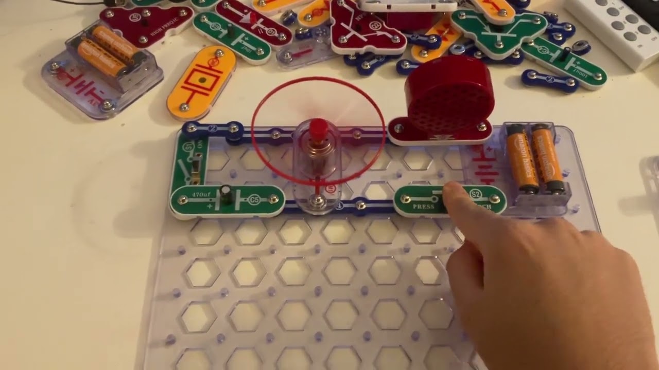 Electronic Snap Circuits: Quieting a Motor