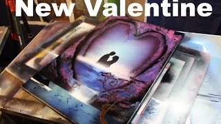 New Valentine - Spray Paint Art by René Schell