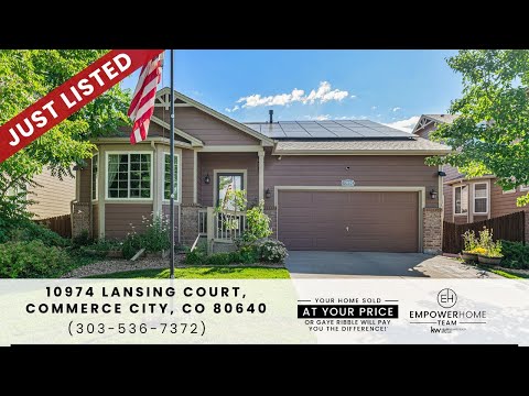 10974 Lansing Court, Commerce City, CO home video tour