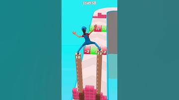 3D Cube stack 😍| best funny😝 gameplay🤣| shorts |#youtubeshorts #gaming #hypercasualgames #shorts