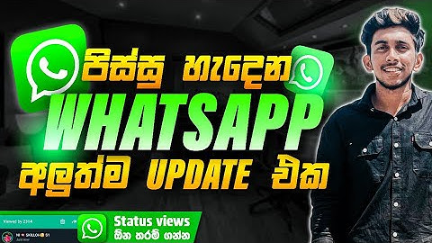 Status Views ඇති තරම් ගන්න 😳 | Whatsapp new update 2025 sinhala | whatsapp new features
