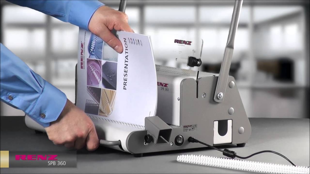 RENZ SPB 360 - Stanz- und Bindegerät Spiralbindung