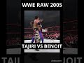 Chris Benoit Vs Tajiri WWE Raw 2005 Ecw Rules Match Short