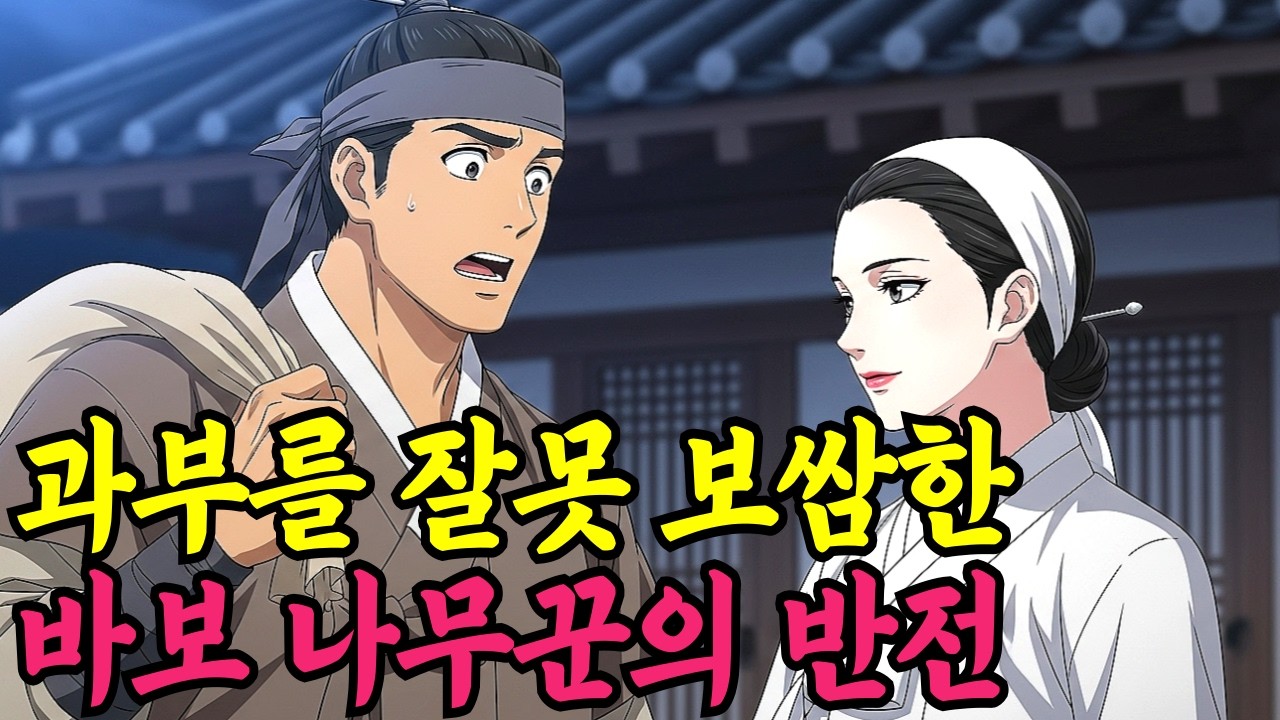 처녀를 보쌈하려다 과부를 보쌈한 바보 나무꾼의 반전ㅣ야담,민담,옛날이야기,신화,전설