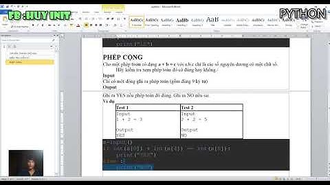 EXPIRED - PHÉP CỘNG python