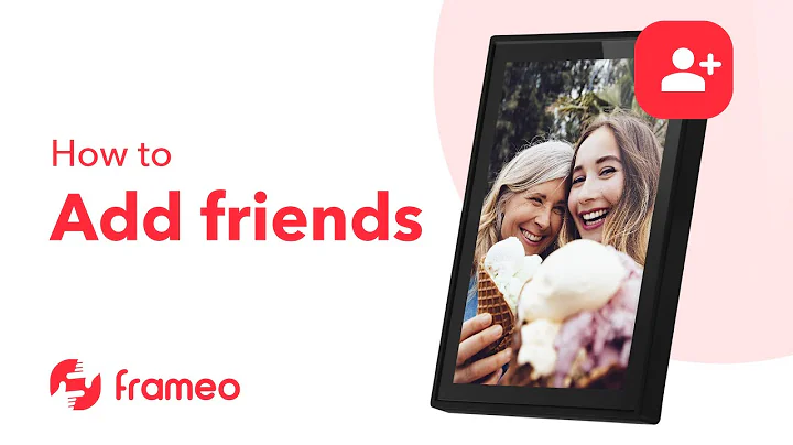Frameo - How to add friends 🇬🇧
