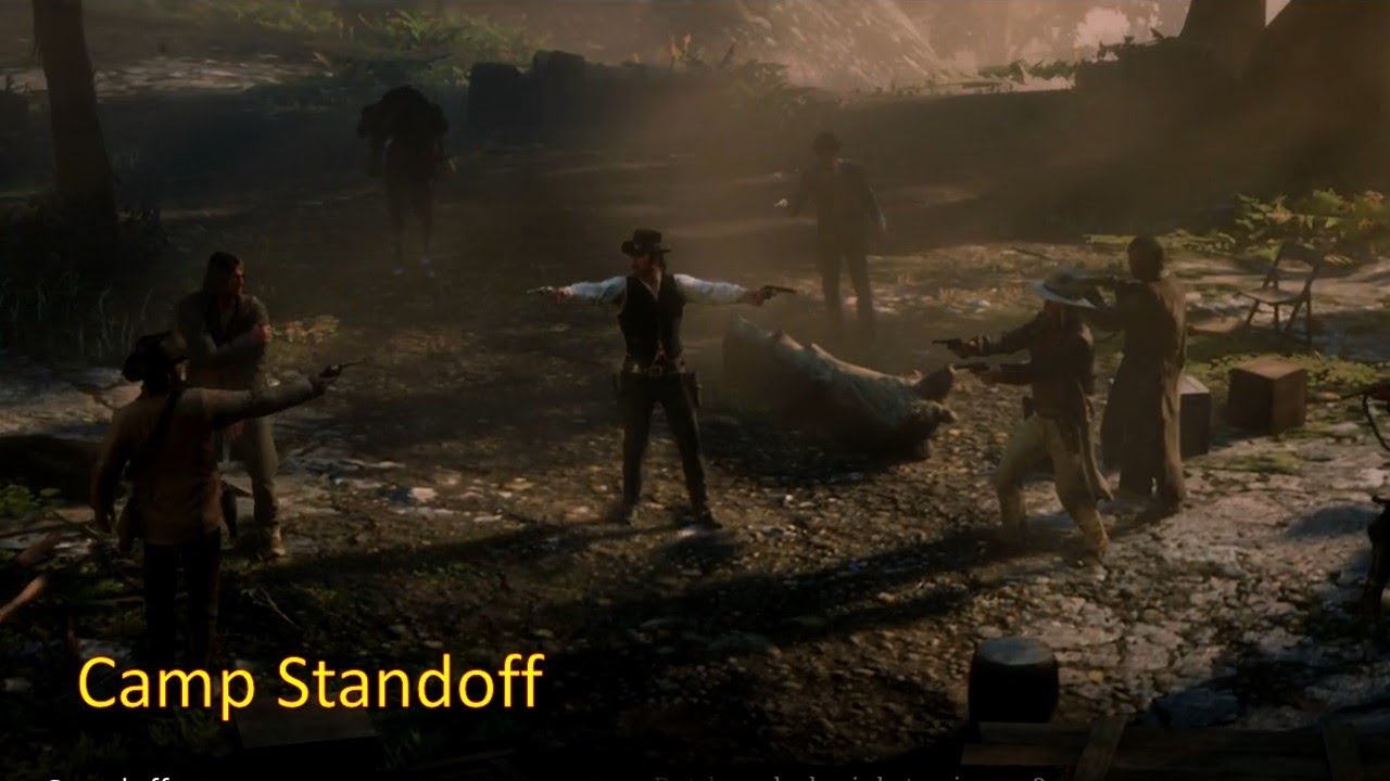 Red Dead Redemption 2 Camp Standoff YouTube