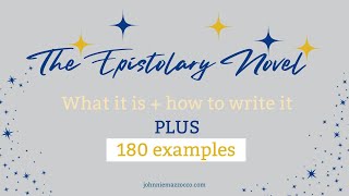 The Epistolary Novel: What It Is + How To Write It ā PLUS 180 Examples #novels #fictionwriting