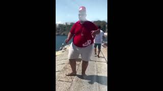 Turkish man belly dancing. Belly dance. Yasin Chengiz.Yasin Chengiz last dance before the earthquake