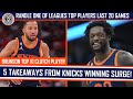 Knicks Surging! | Randle breaking All-Time Records &amp; Brunson Leads | 5 Takeaways from Knicks Surge