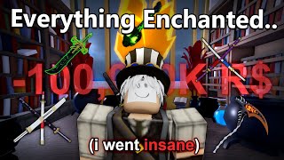 I Enchanted EVERYTHING in Blox Fruits and This Happened..