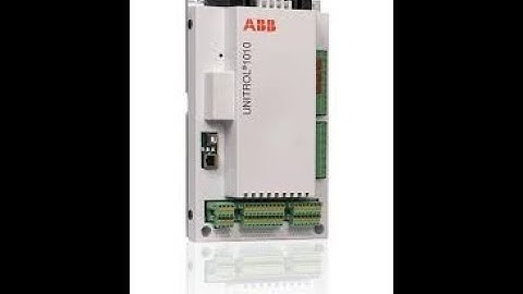 ABB AVR UNITROL 1010   BACK UP AND RESTORE