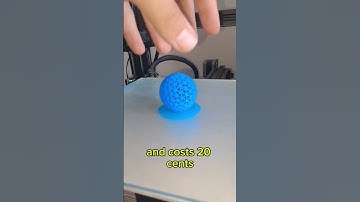 Airless ping pong ball?!?!? #3dprinting #3dprinted #filament #3dprinter #useful3dprints #3dprintable
