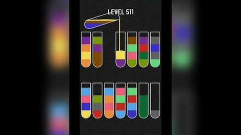 Water sort puzzle level 511