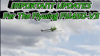 Updated Software For The Flywing FW450-V3 & New Blades.