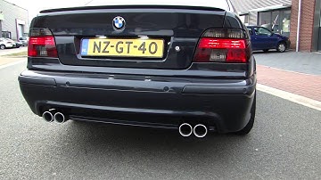 BMW E39 540i Exhaust Sportuitlaat Maxiperformance