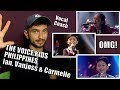 Vocal Coach YAZIK reacts to Ian Prelligera, Vanjoss Bayaban and Carmelle Collado THE VOICE KIDS PH