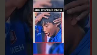Btick Breaking Technique #funny #shortvideos #memes #martialarts