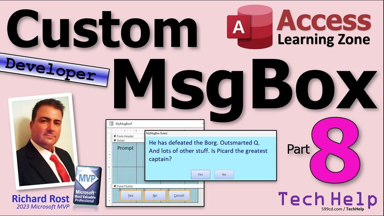 Create a Custom Dynamic MsgBox in Microsoft Access Using VBA. Part 8:  Format Properties - YouTube