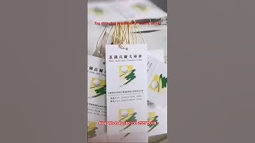 Hang tag stringing machine for elastics strings