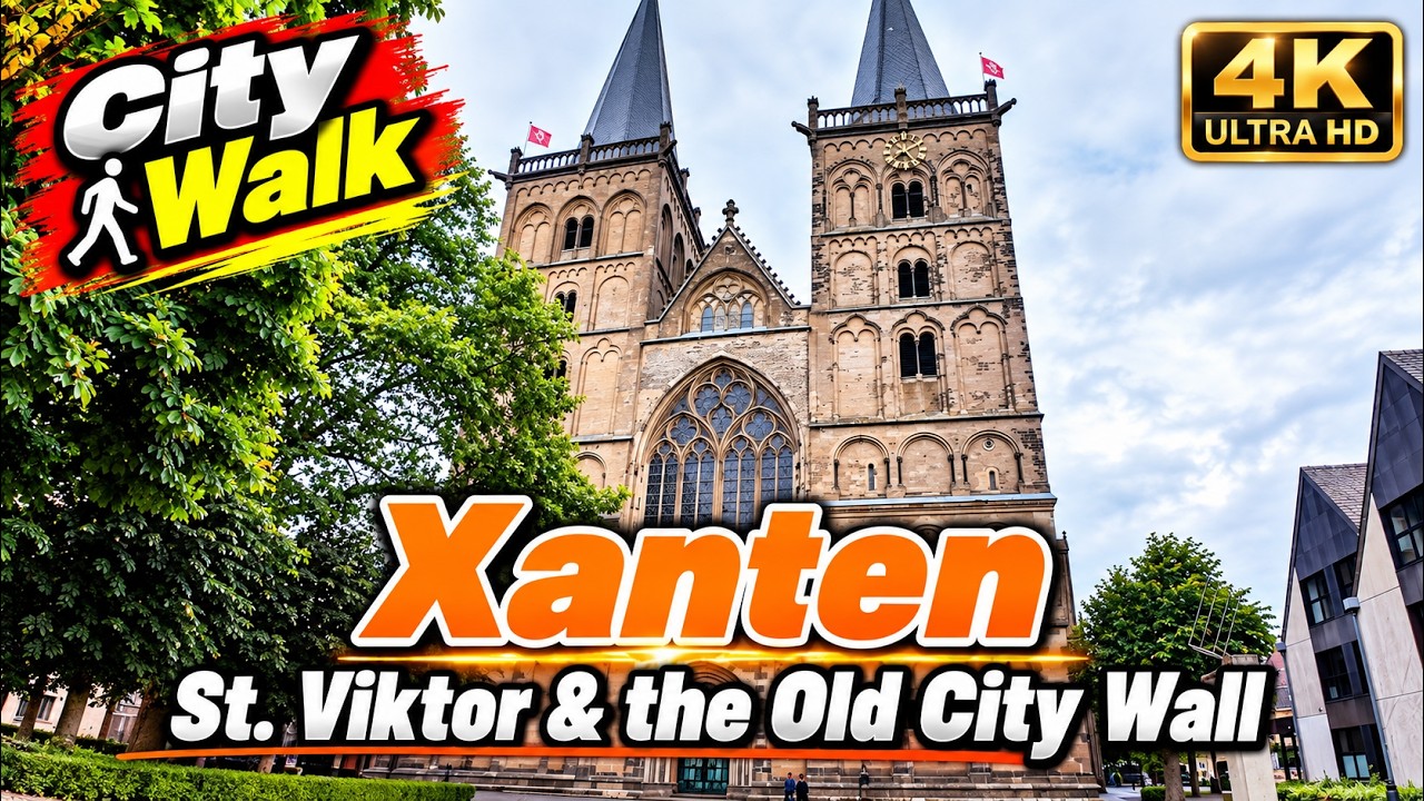 St Riktor Xanten’s Hidden Gems: St. Viktor Cathedral & Ancient City Wall in 4K ...