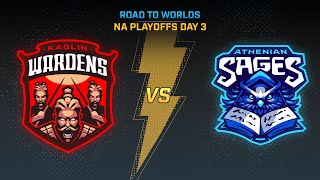 SMITE Challenger Circuit NA: Road to Worlds Playoffs Day 3 - Kaolin Wardens Vs Athenian Sages