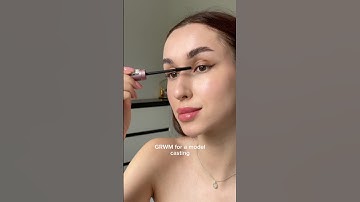 GRWM for a model casting🤍#grwm #casting #model