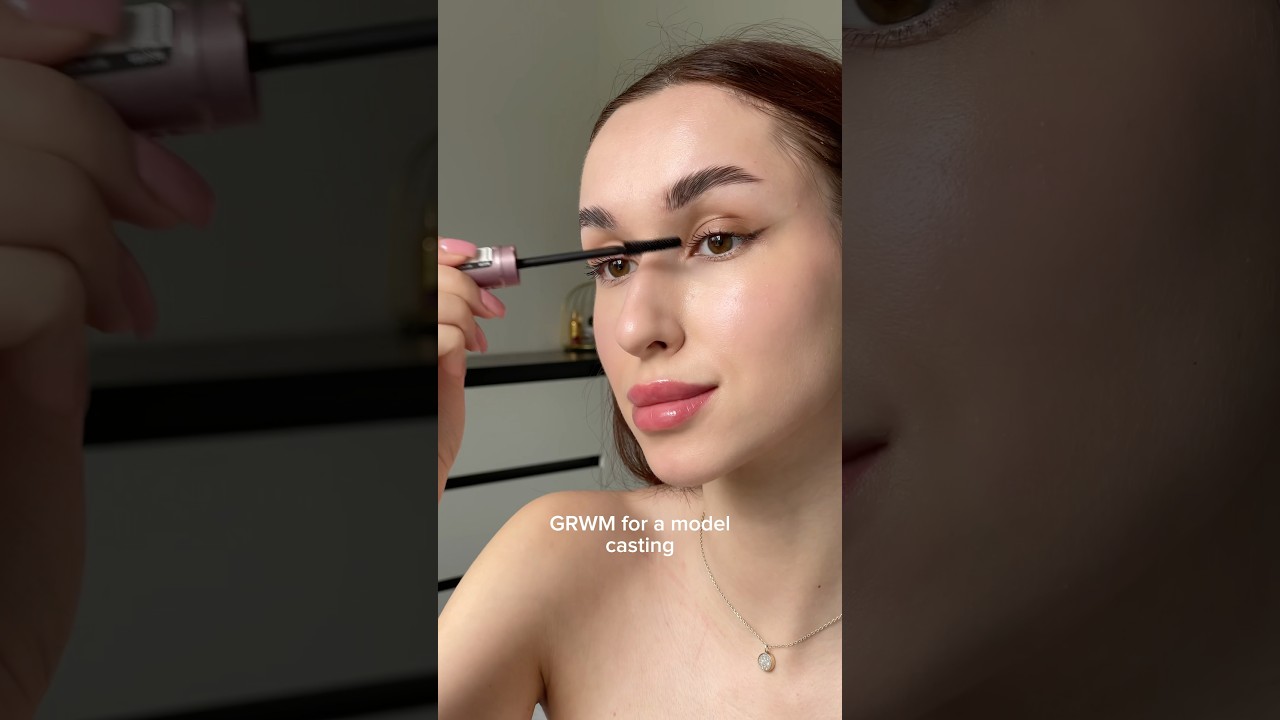 GRWM for a model casting🤍