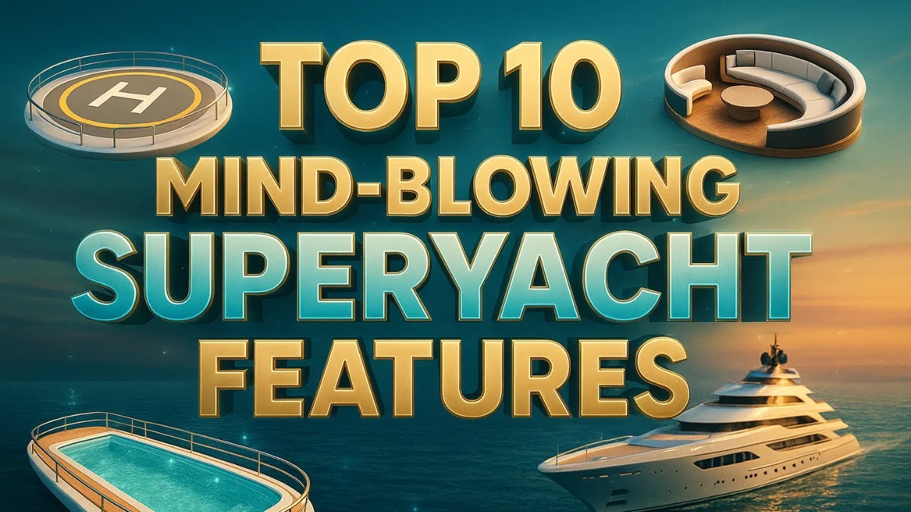 Top 10 Mind Blowing Superyacht Features