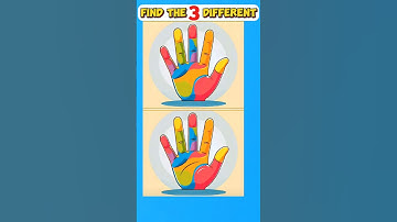 find the 3 different || #243 || finding || #puzzle​ #different #game #shorts #shortfeed