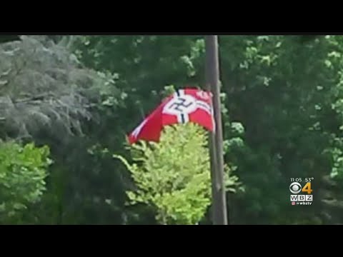 Southbridge Man Hangs Nazi Flag In Yard, Concerns Neighbors