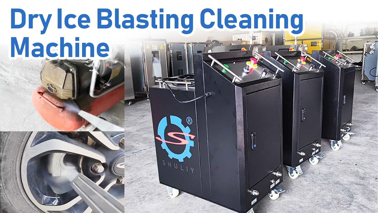 How a Dry Ice Blasting Cleaning Machine Works | Real Cleaning Demo