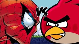 Spiderman Vs Angry Birds