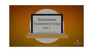 Famous Development Environment Setup, Part 1 Wealth