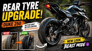 INSTALLING REAR FAT TYRE IN DUKE250 GEN3