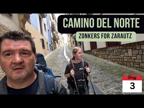 ZONKERS for ZARAUTZ  | Camino del Norte day 3 | San Sebastian to Zarautz