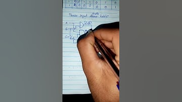 Logic gate / ICT Lesson / Three input truth table🤗/ ICT OL and AL