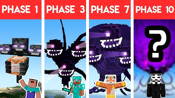 Wither Storm Spawn! Noob vs Pro vs God vs Hacker in Minecraft!