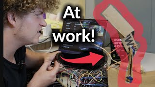 Building a robot arm at WORK in 2 hours! 🦾